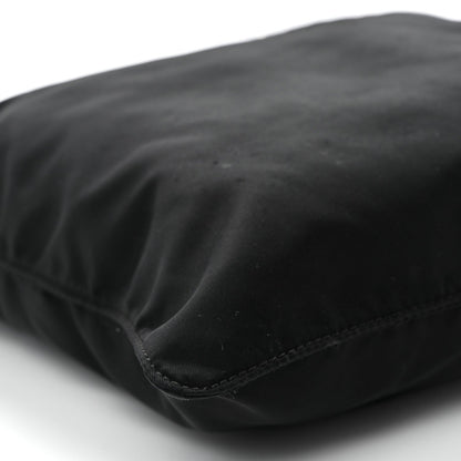 Nylon Vela Flat Messenger Bag Black