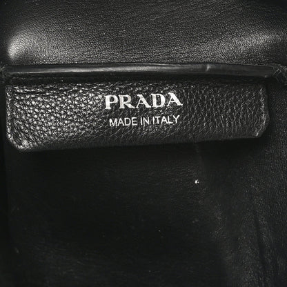Vitello Daino Soft Large Dynamique Tote Black