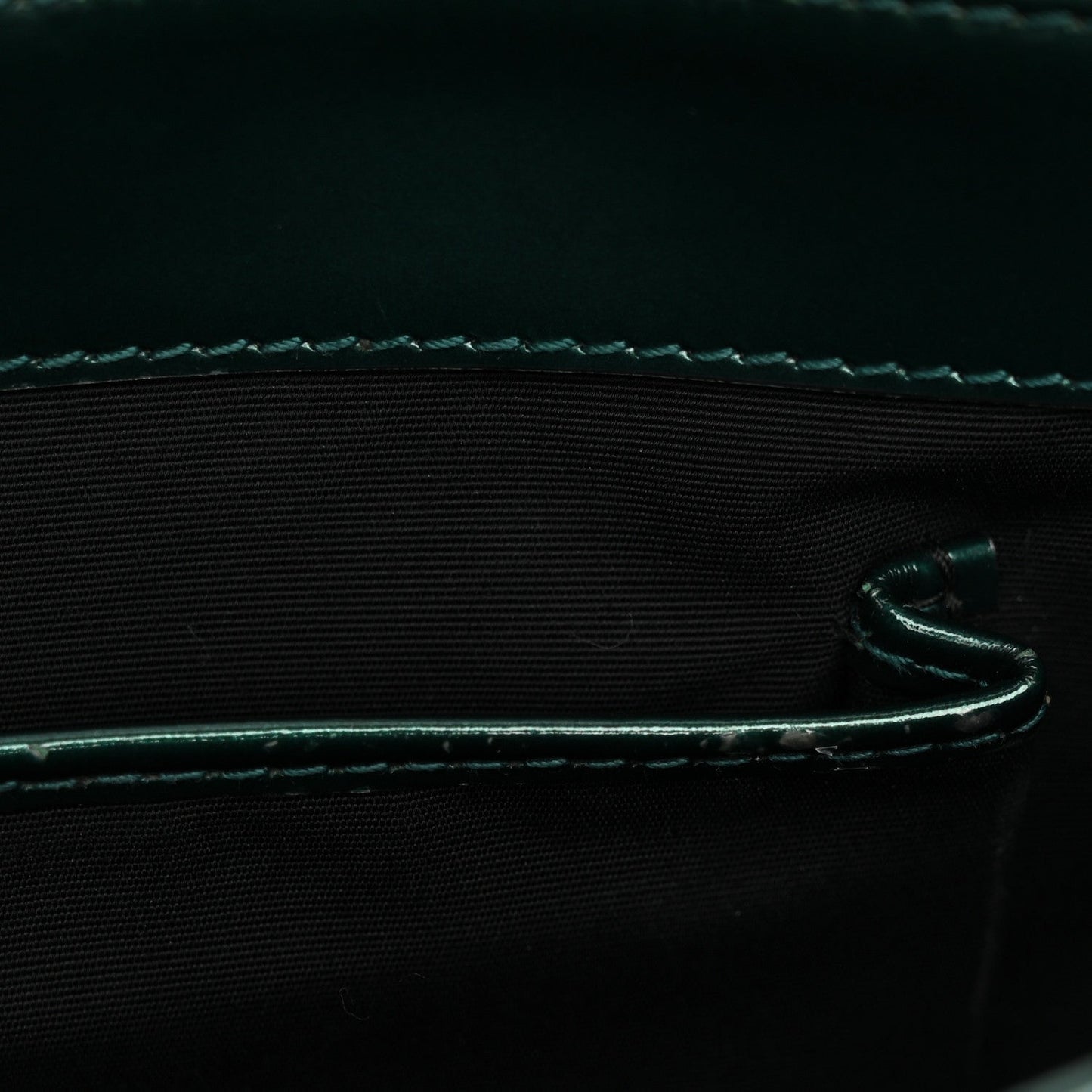 Iridescent Calfskin Serpenti Forever Shoulder Bag Emerald Green