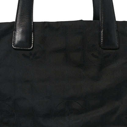 Nylon Large Travel Tote Black