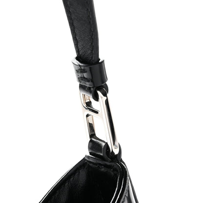 Spazzolato Cleo Shoulder Bag Black