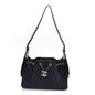 Metallic Caviar Quilted Mini Chanel 25 Handbag Dark Blue