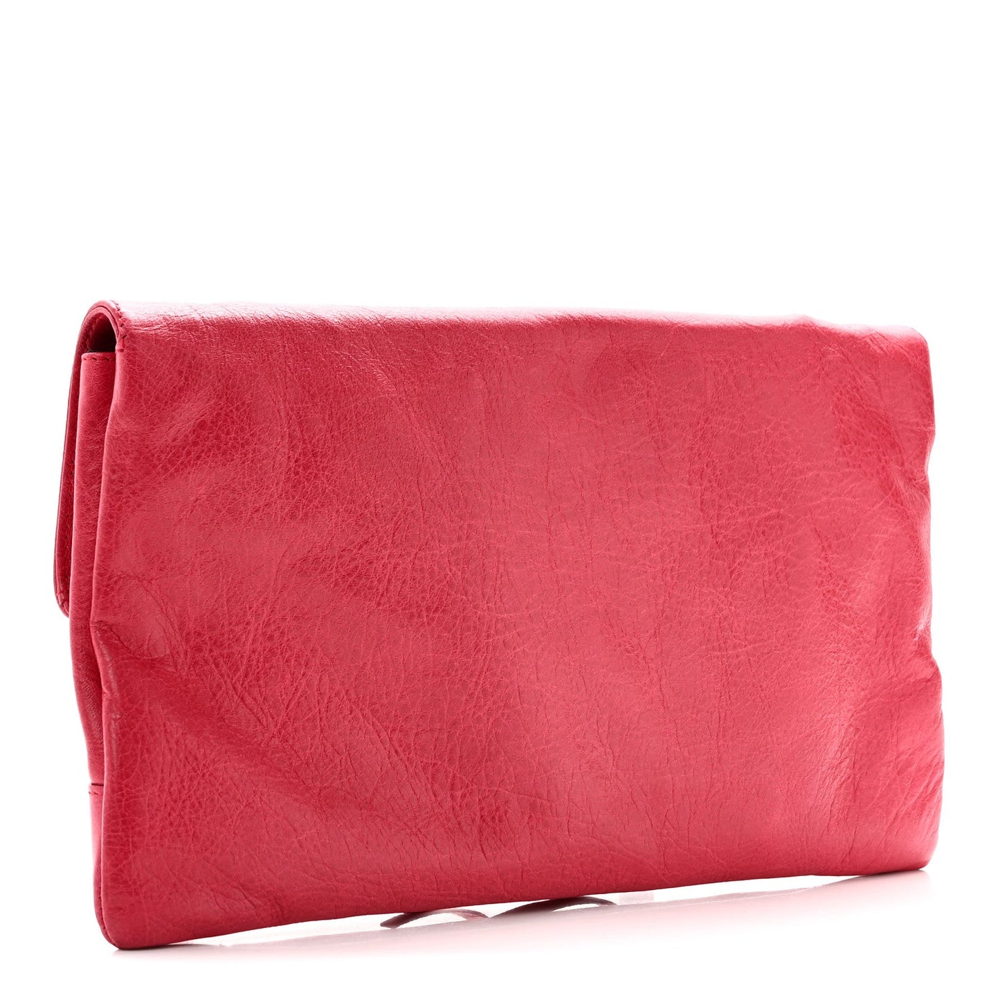 Agneau Classic Hardware Envelope Clutch Rose Thulian
