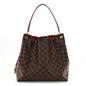 Damier Ebene Caissa Hobo Cherry