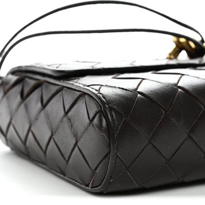 Nappa Intrecciato Mini Andiamo Crossbody Bag  Fondant