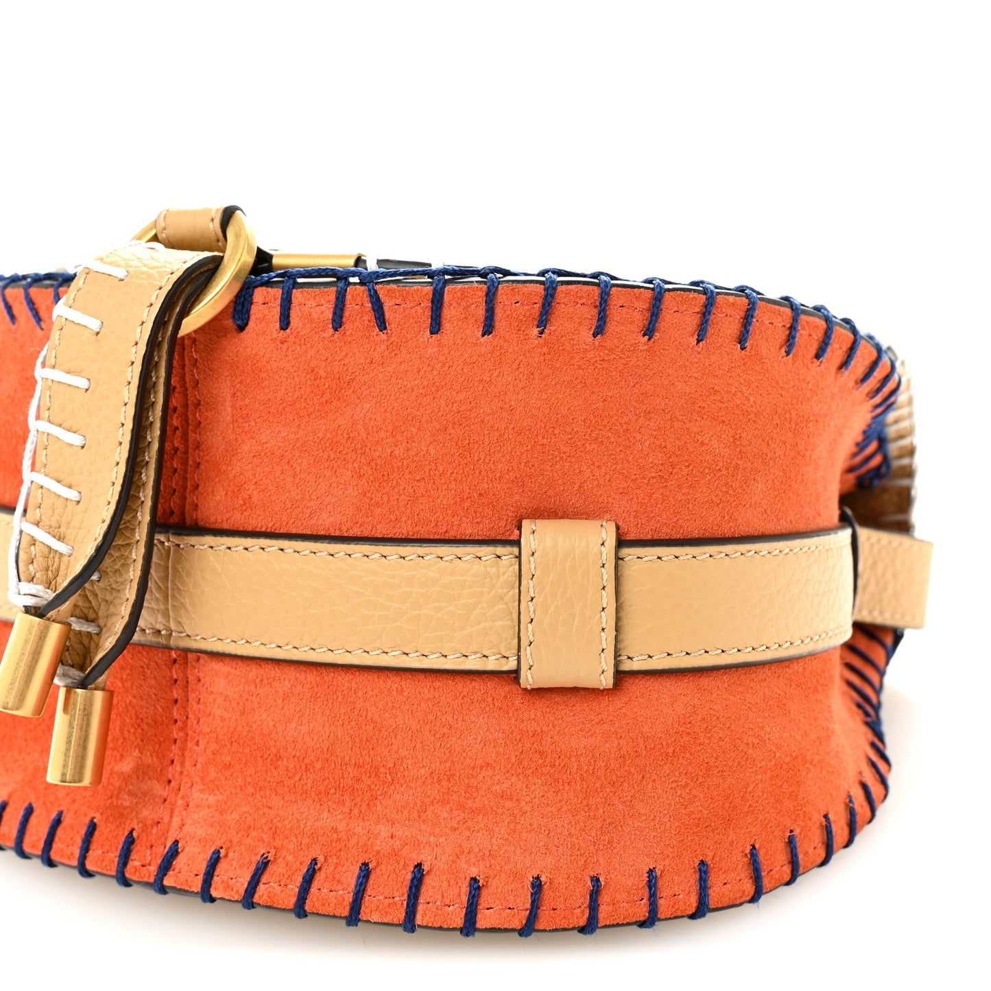 Calfskin Small Marcie Saddle Bag Soft Tan