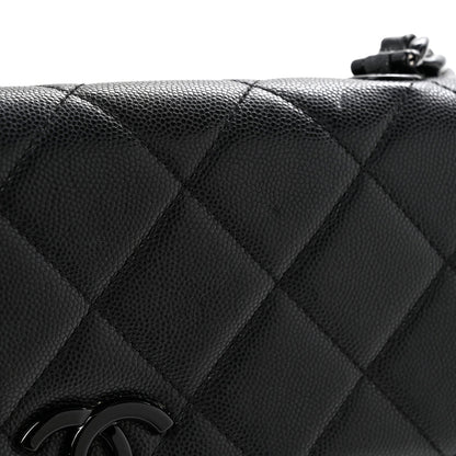 Caviar Quilted My Everything Flap Black