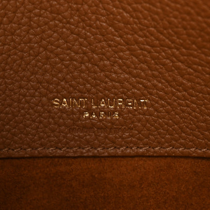 Grained Calfskin Small Sac De Jour Saddle Brown