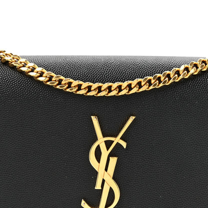 Grain De Poudre Small Monogram Kate Satchel Black