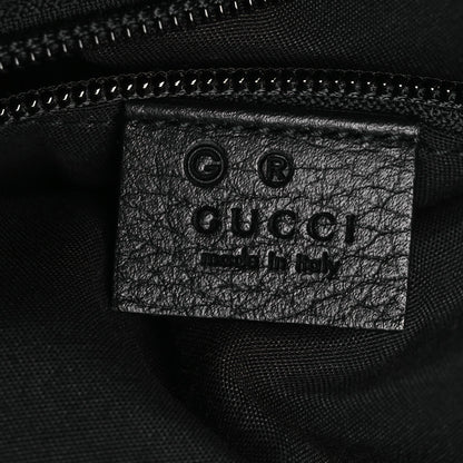 Denim Monogram Medium Backpack Black