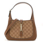 Raffia GG Supreme Monogram Calfskin Small Jackie 1961 Hobo Natural