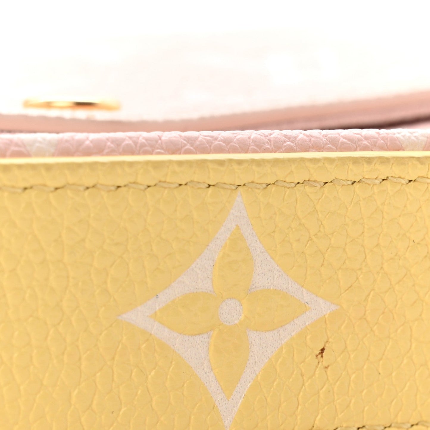 Empreinte Spring in the City Felicie Pochette Chain Wallet Pink Beige Yellow