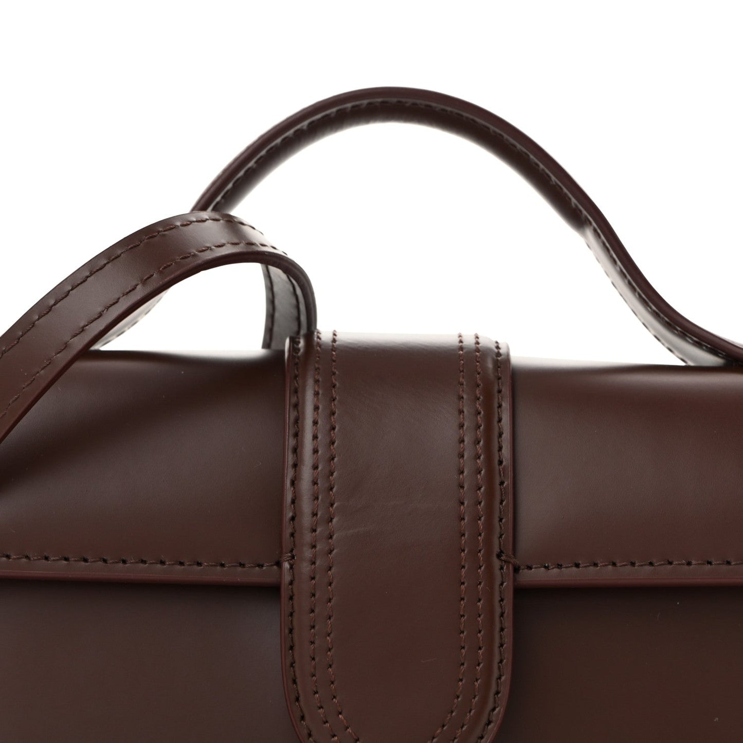 Smooth Calfskin Le Bambino Dark Brown