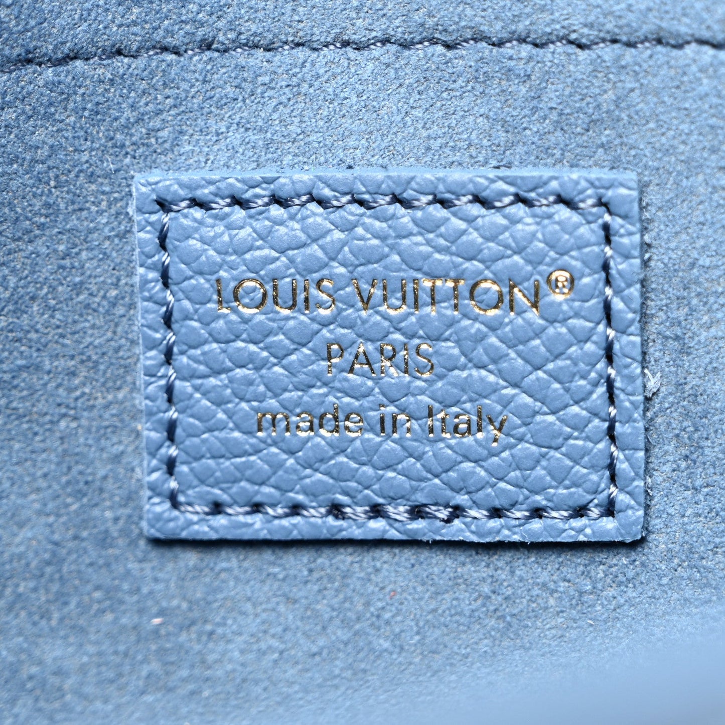 Empreinte Pochette Felicie Chain Wallet Blue Jean