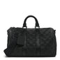 Monogram Taurillon Keepall Bandouliere 35 Black