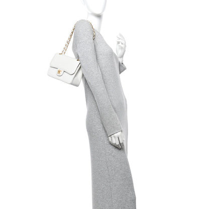 Lizard Small Double Flap White