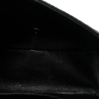 Caviar Quilted Mini Square Flap Black