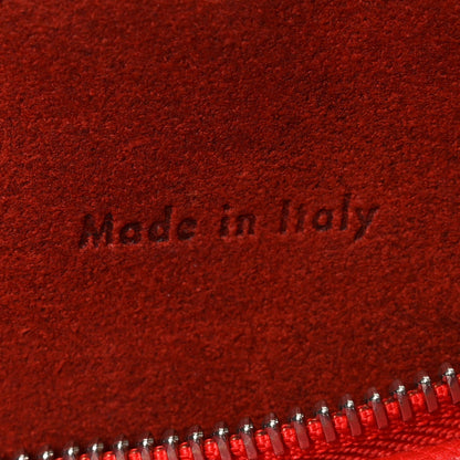 Grained Calfskin Mini Belt Bag Vermillion