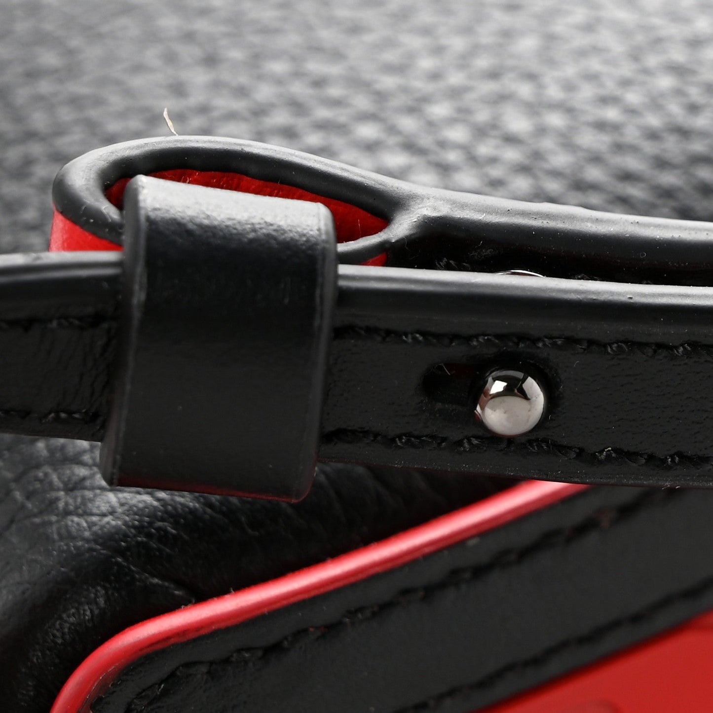 Calfskin Spikes Mini North South Cabata Tote Black