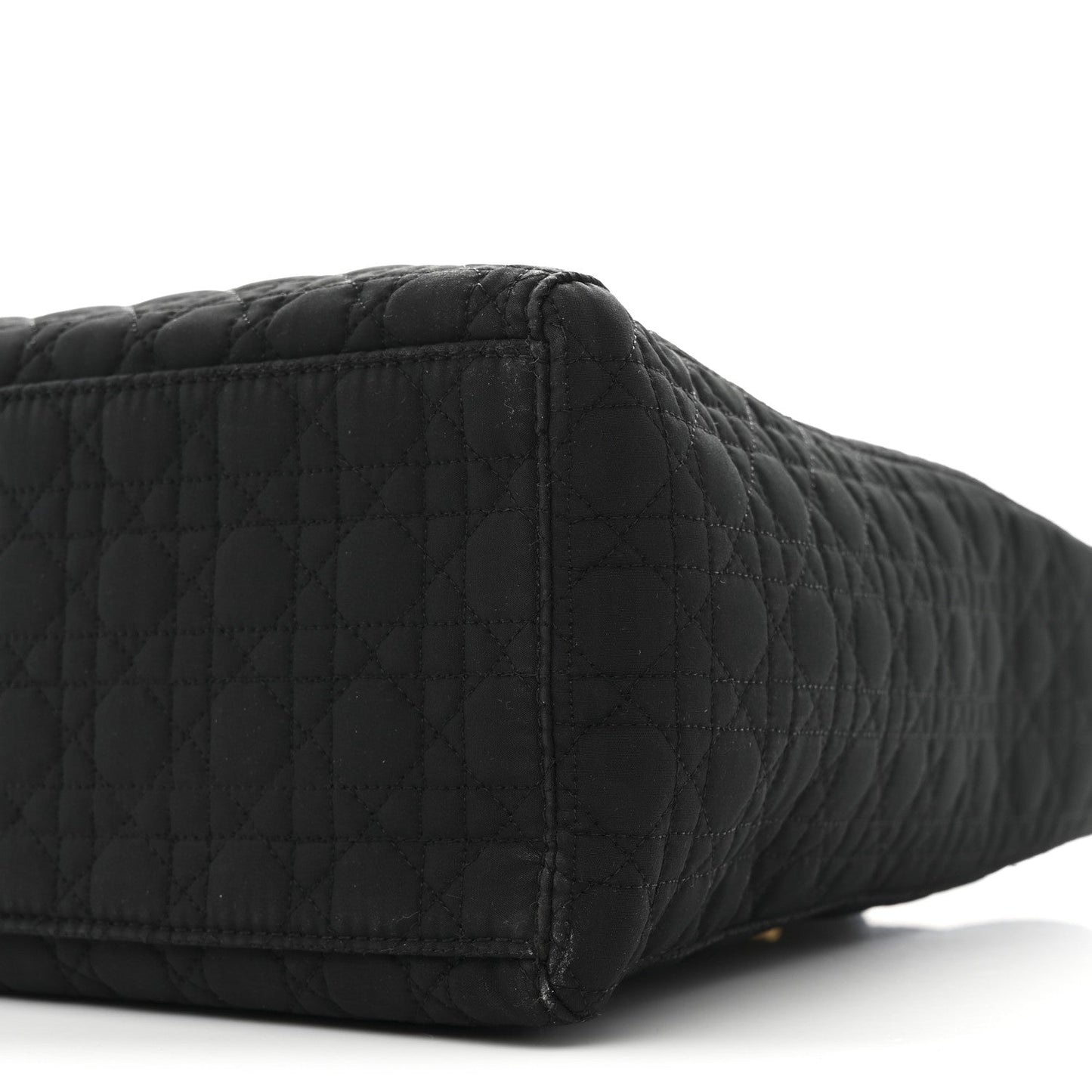 Nylon Cannage Large Lady Dior Black