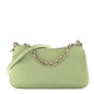 GG Grainy Calfskin Emblem Super Mini Shoulder Bag Sage Leaf