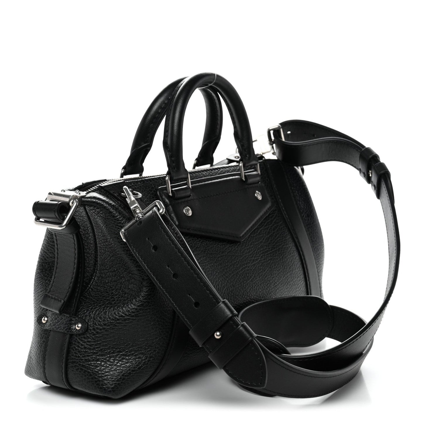 Pixel Lambskin LV Biker PM Black