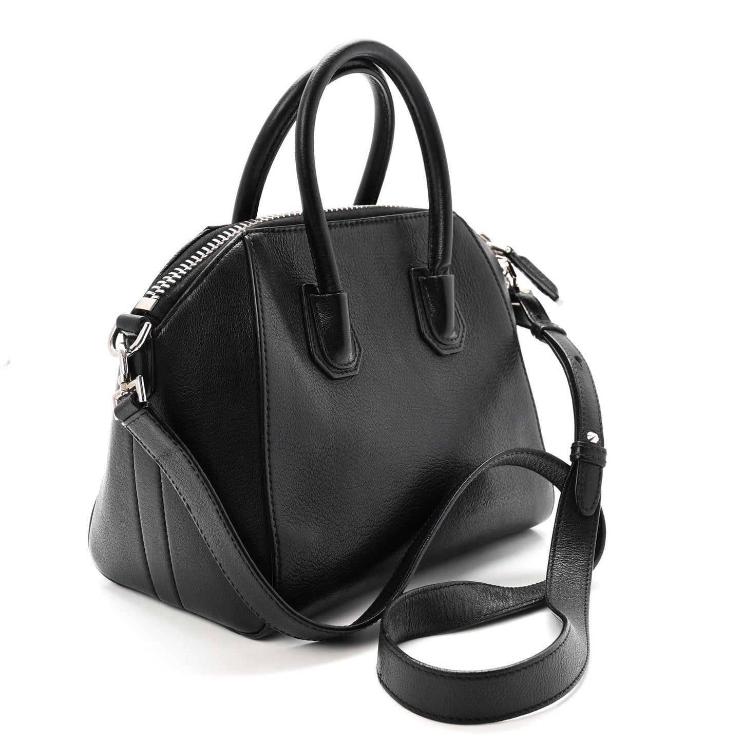 Sugar Goatskin Mini Antigona Black