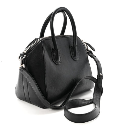 Sugar Goatskin Mini Antigona Black