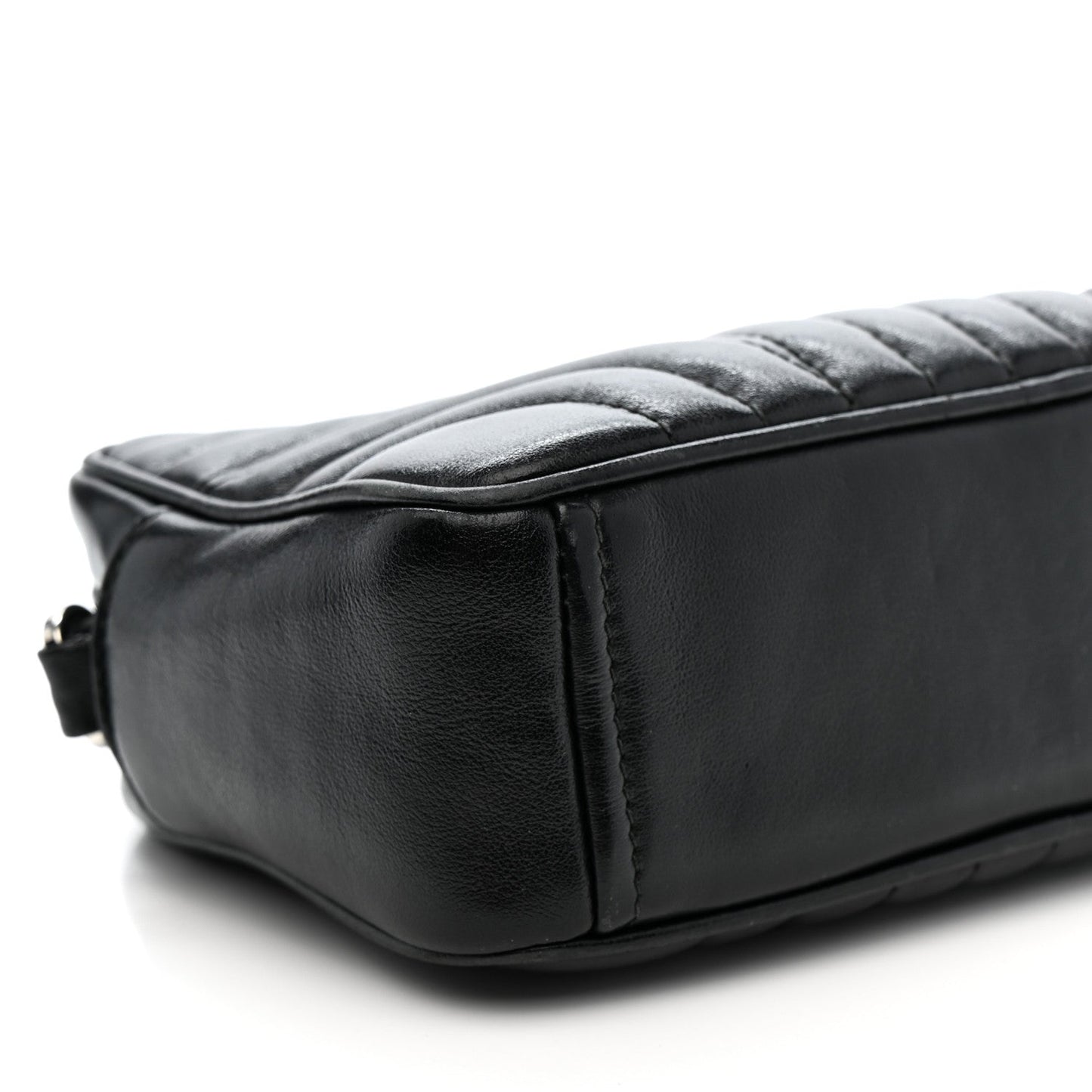 Soft Calfskin Diagramme Camera Bag Black