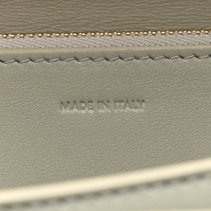 Box Calfskin Medium Classic Box Flap Bag Vert D'eau