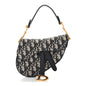 Oblique Mini Saddle Bag Blue