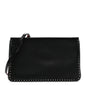 Calfskin Studded Loubiposh Clutch Black
