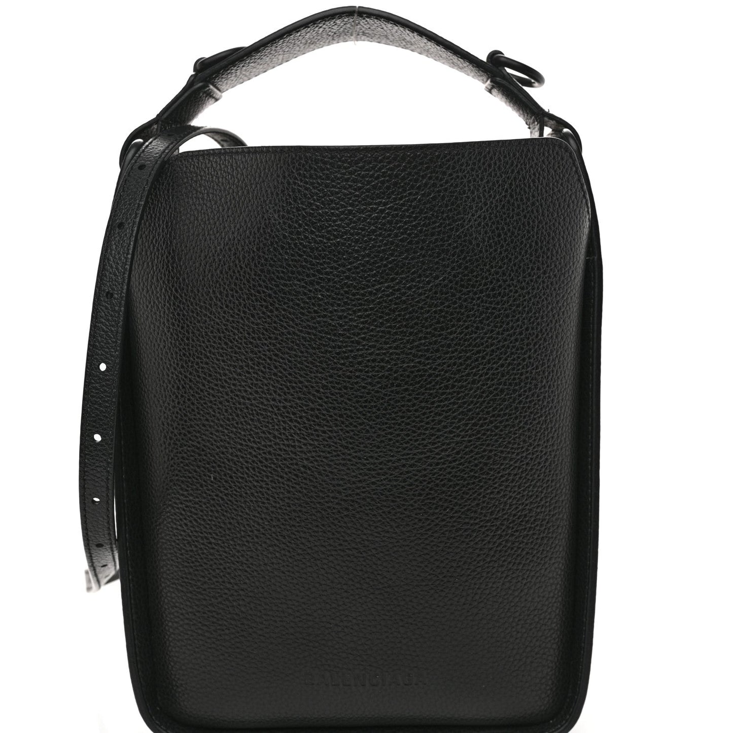Calfskin Logo XS Tool 2.0 North-South Tote Black