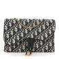 Oblique Saddle Chain Pouch Blue