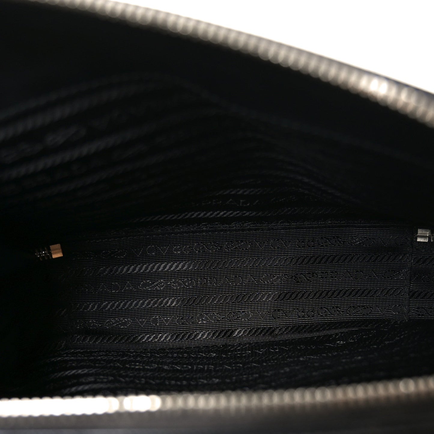 Saffiano Travel Medium Brique Crossbody Bag Black