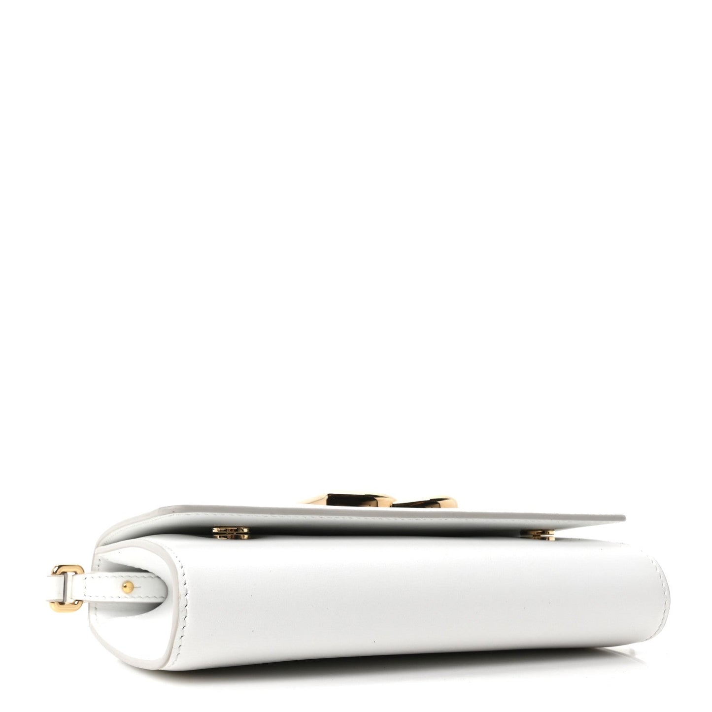 Calfskin DG Millennials Crossbody Bag White