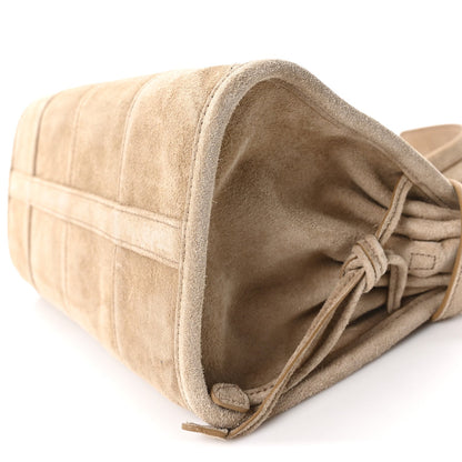 Scamosciato Triangle Small Bonnie Shoulder Bag Deserto