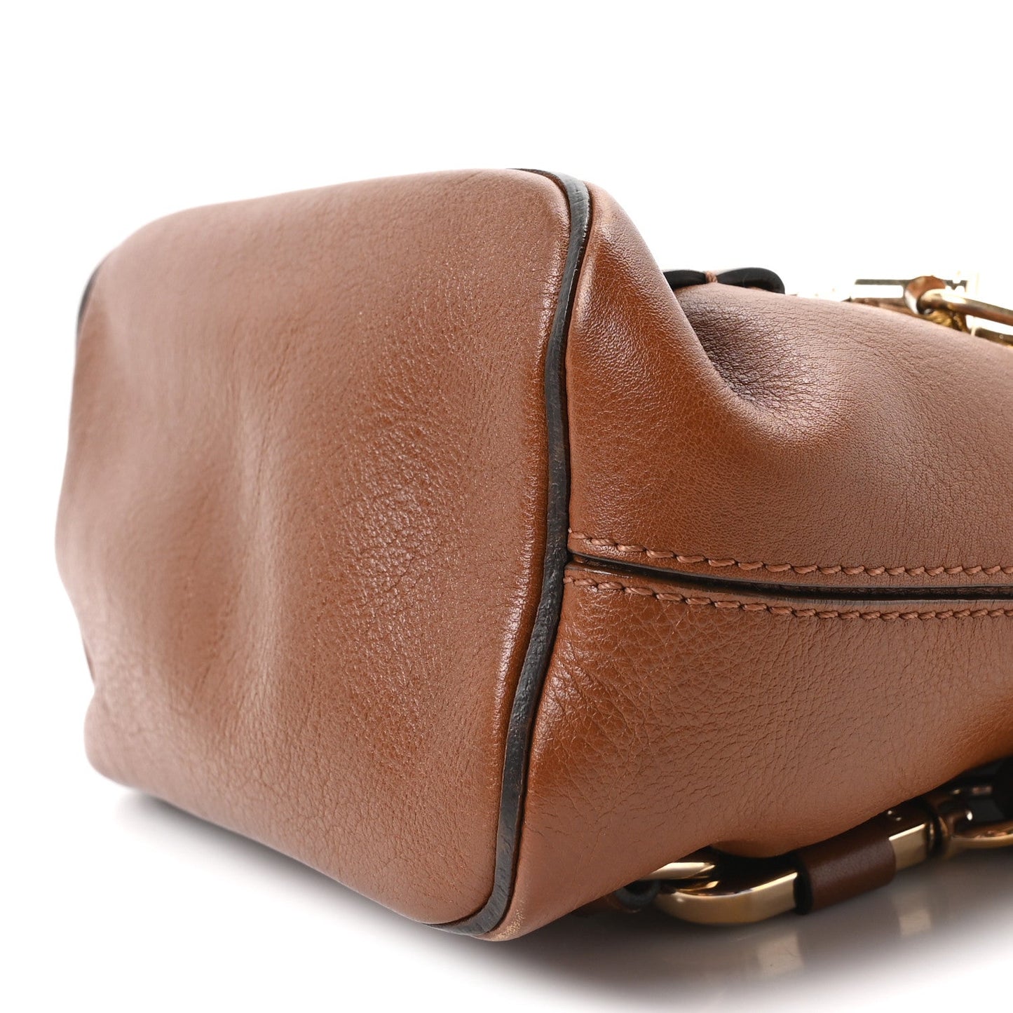 Suede Calfskin Mini Faye Backpack Tan