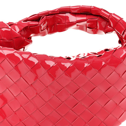 Patent Nappa Intrecciato Mini Jodie Candy Stripe