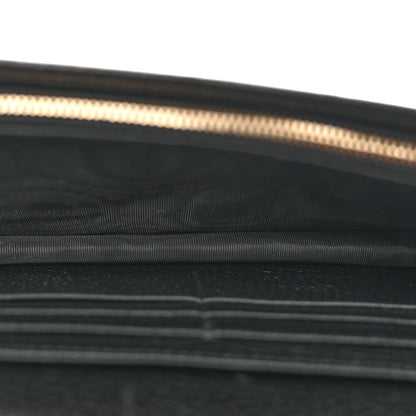 Pebbled Calfskin Soho Wallet On Chain Black