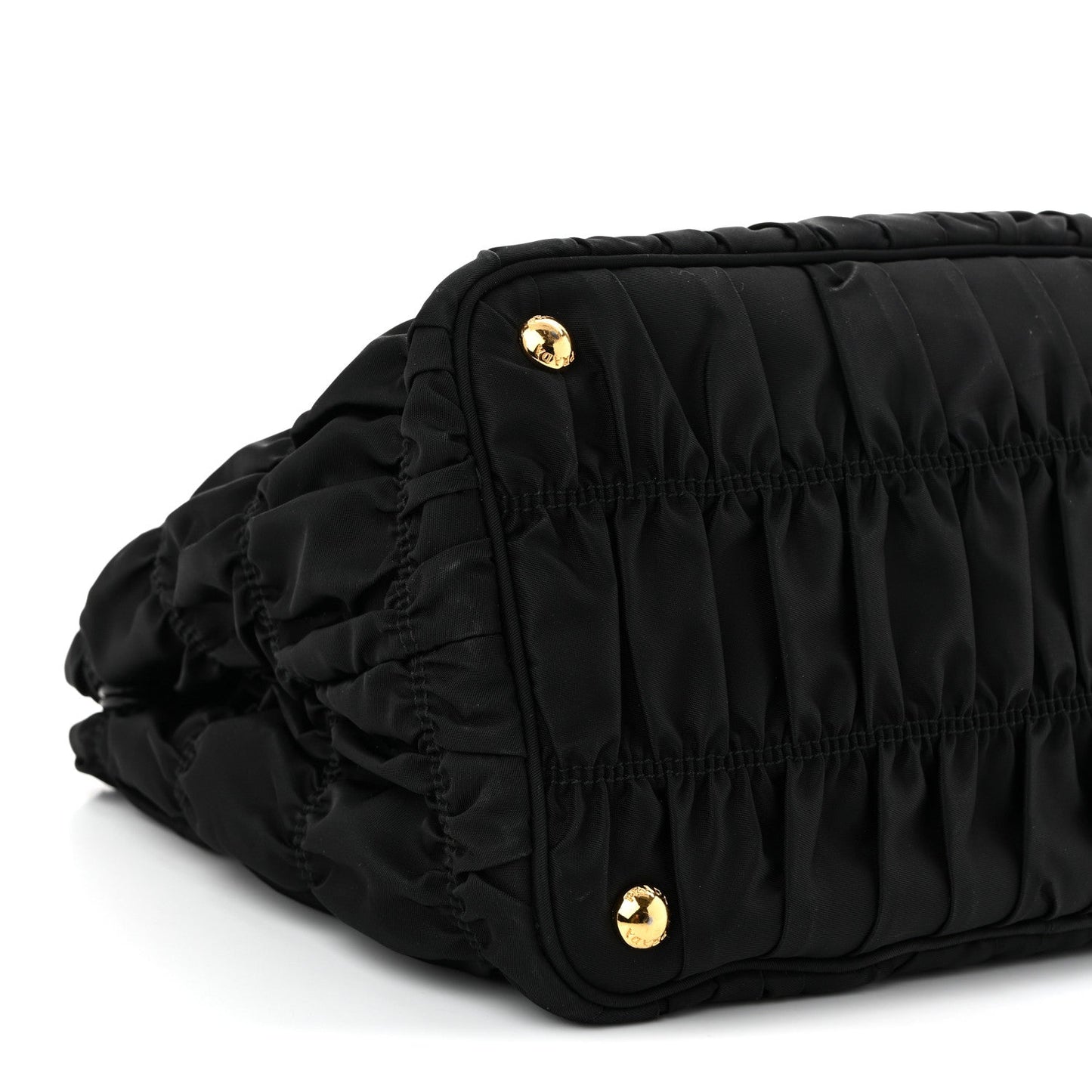 Tessuto Nylon Gaufre Tote Black