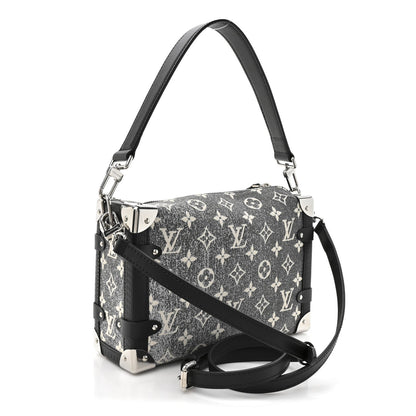 Monogram Jacquard Denim Side Trunk Grey