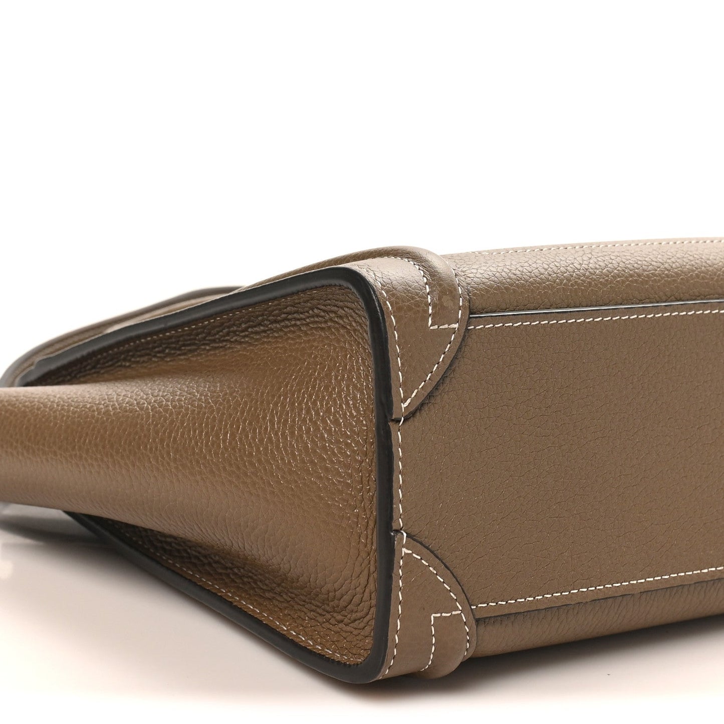 Drummed Calfskin Nano Luggage Souris