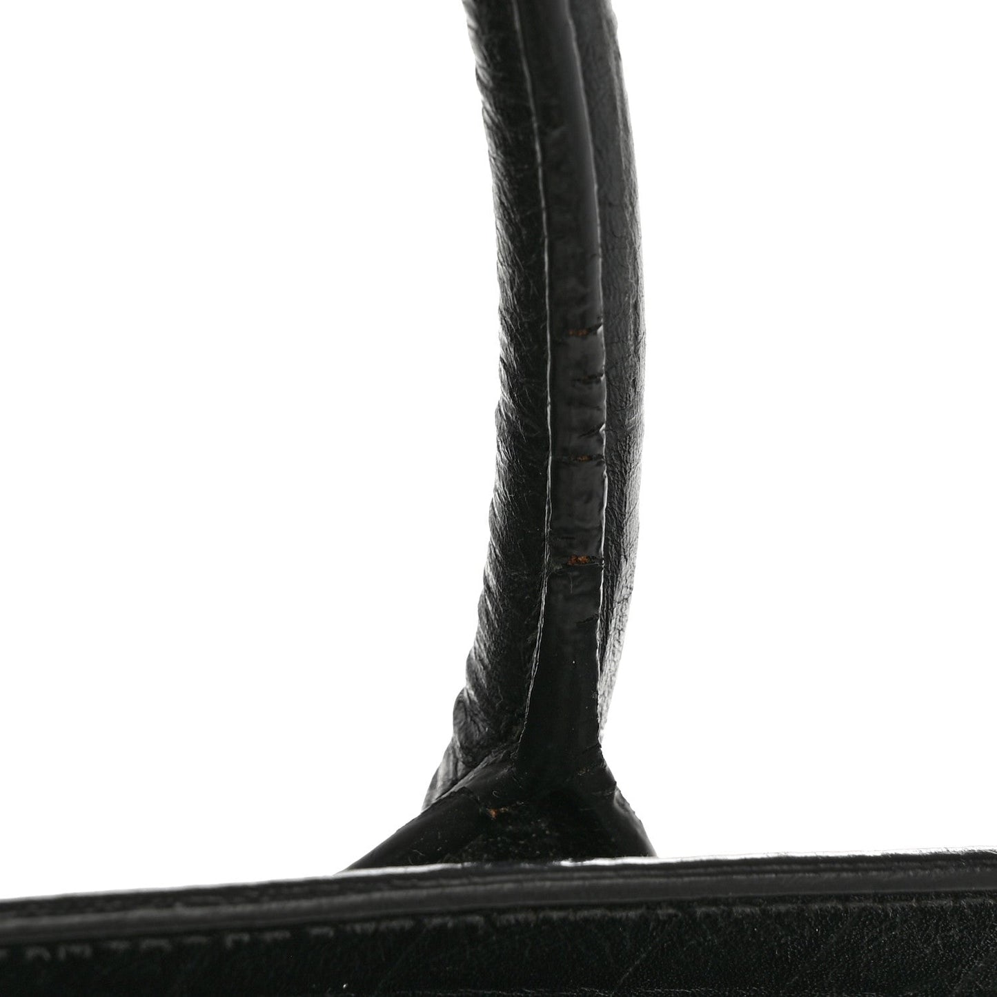 Calfskin Crocodile Embossed Baby Sac De Jour Black
