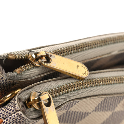 Damier Azur Double Zip Pochette
