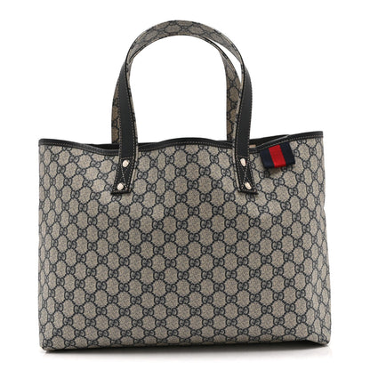 GG Plus Monogram Medium Signature Web Loop Tote Navy