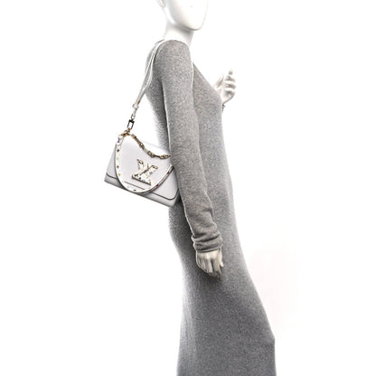 LV X TM Epi Twist MM Slim Shoulder Bag White