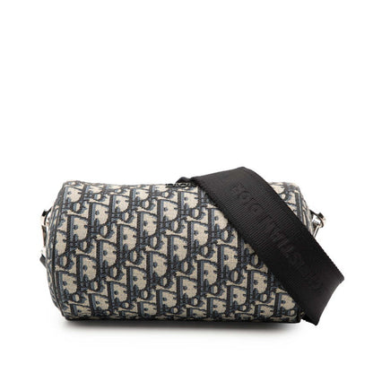 Dior Oblique Roller Canvas Leather Shoulder Bag