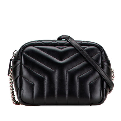 Saint Laurent Loulou Bowling Leather Shoulder Bag