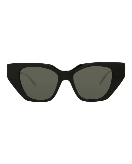 Gucci Womens Cat Eye Black Silver Grey Fashion Designer Eyewear